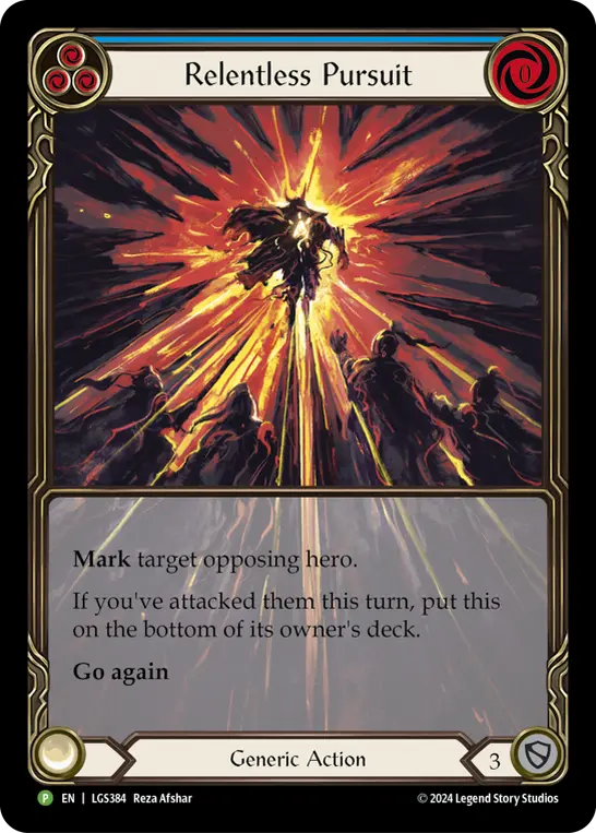 Card: Relentless Pursuit (blu)