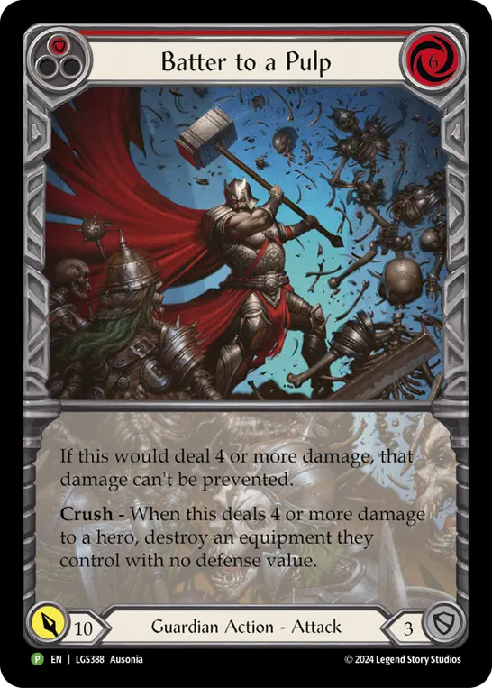 Card: Batter to a Pulp (red)