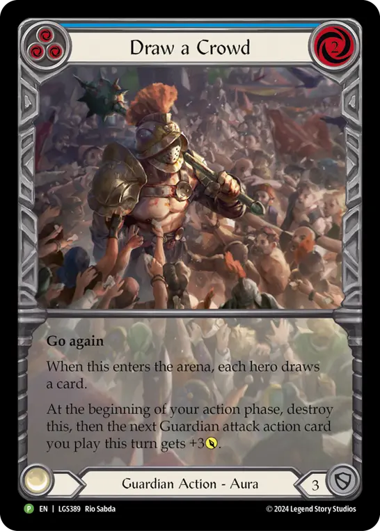 Card: Draw a Crowd (blu)