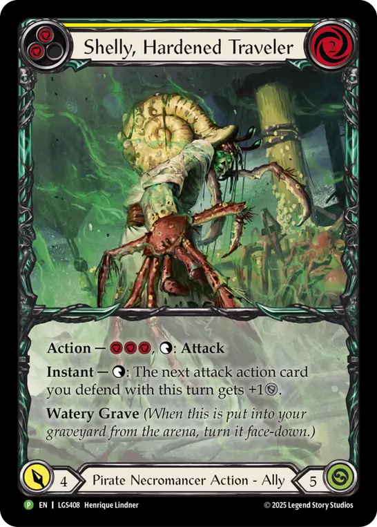 Card: Shelly, Hardened Traveler (yel)