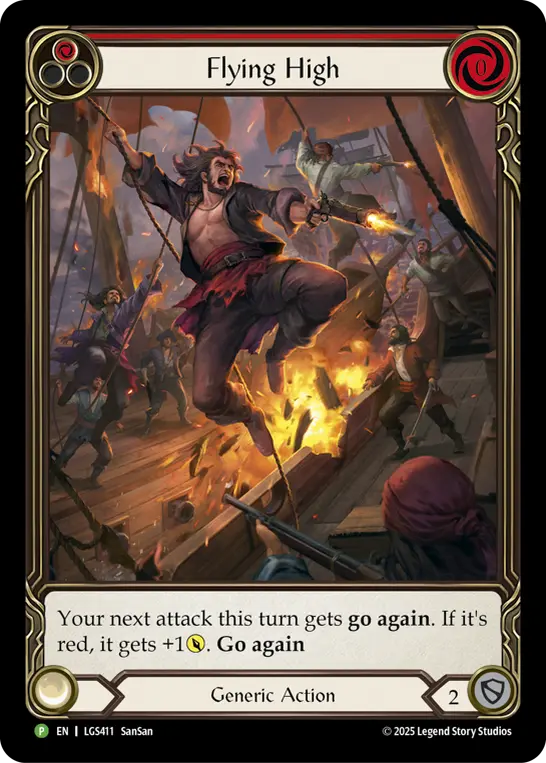 Card: Flying High (red)