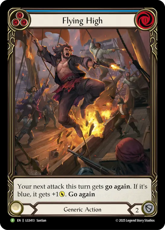 Card: Flying High (blu)