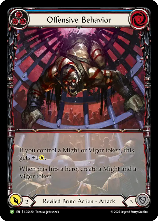 Card: Offensive Behavior (blu)