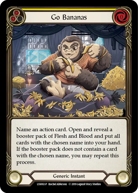 Card: Go Bananas (yel)