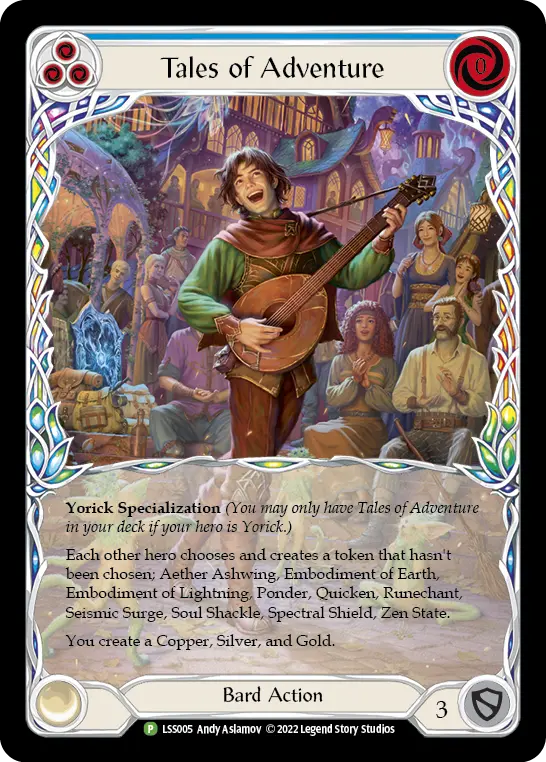 Card: Tales of Adventure (blu)