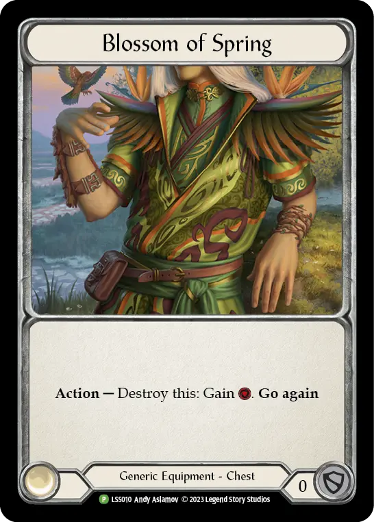 Card: Fabric of Blossoms (blu)