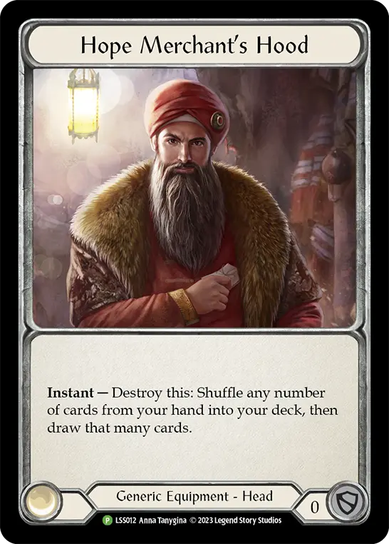 Card: Fabric of Hope (red)