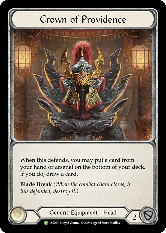 Card: Fabric of Providence (red)
