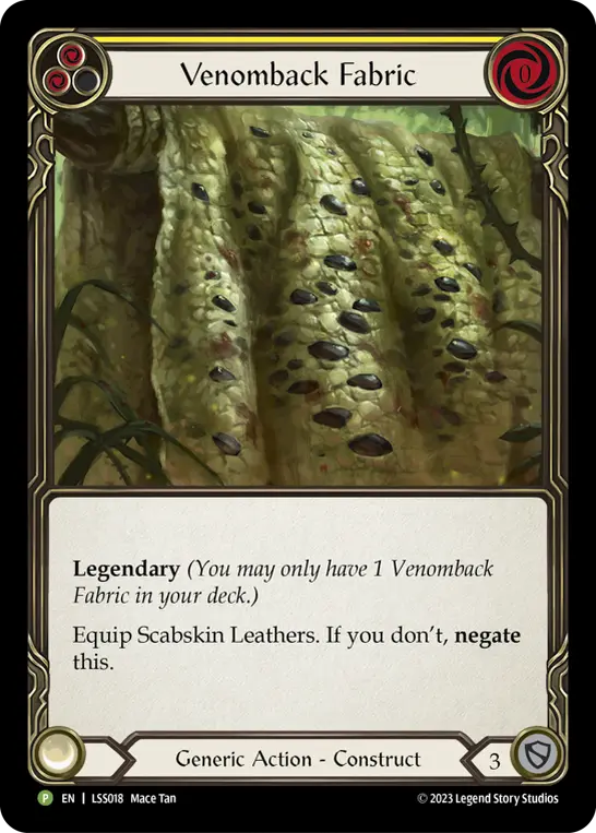 Card: Venomback Fabric (yel)