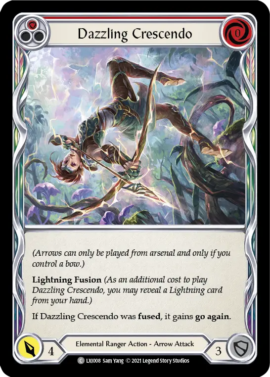 Card: Dazzling Crescendo (red)