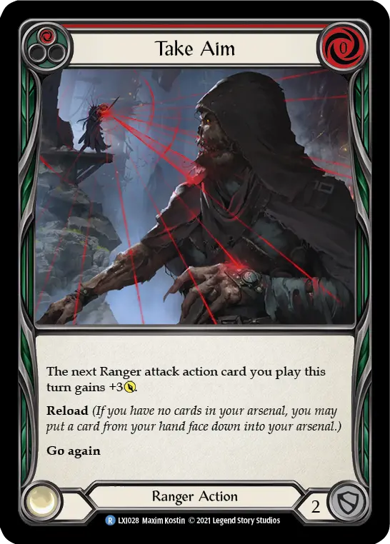 Card: Take Aim (red)