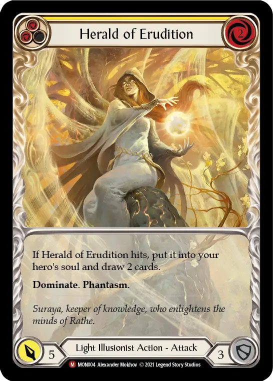 Card: Herald of Erudition (yel)