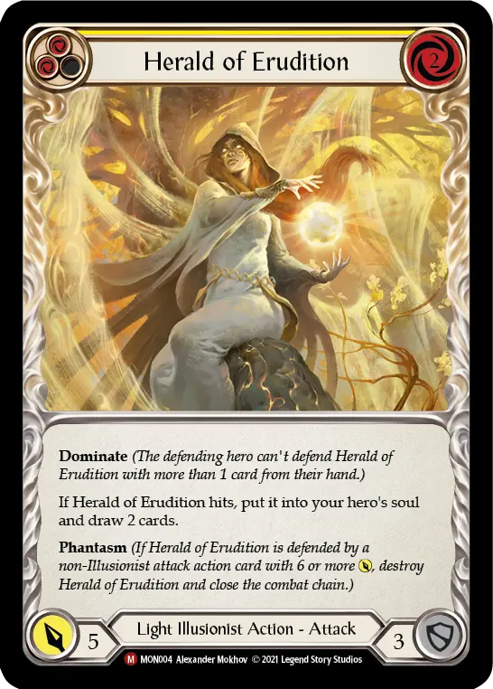Card: Herald of Erudition (yel)