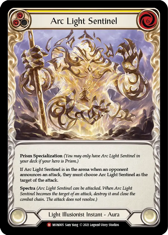 Card: Arc Light Sentinel (yel)