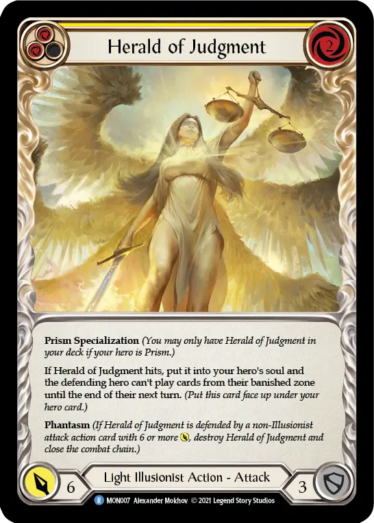 Card: Herald of Judgment (yel)