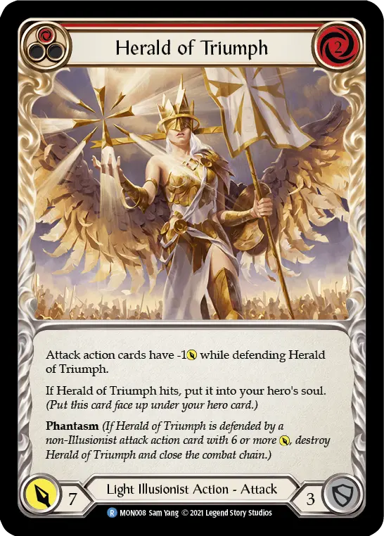 Card: Herald of Triumph (red)