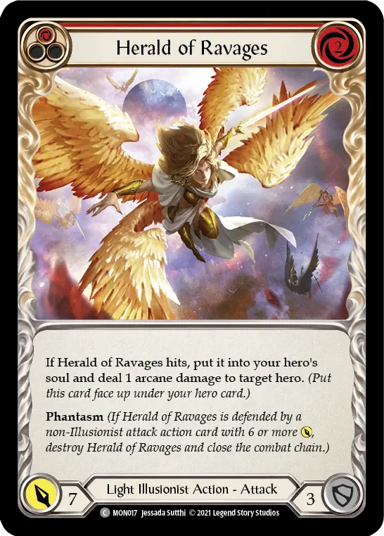 Card: Herald of Ravages (red)