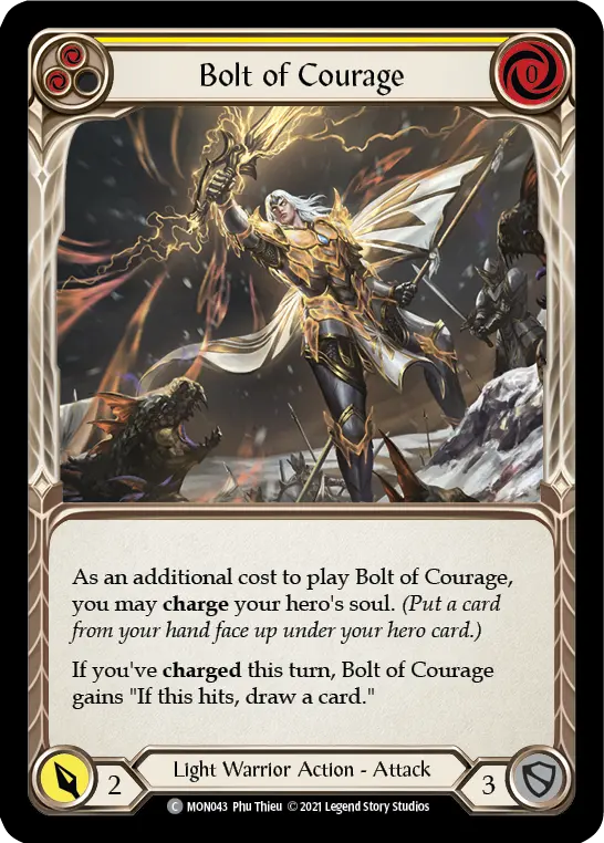 Card: Bolt of Courage (yel)