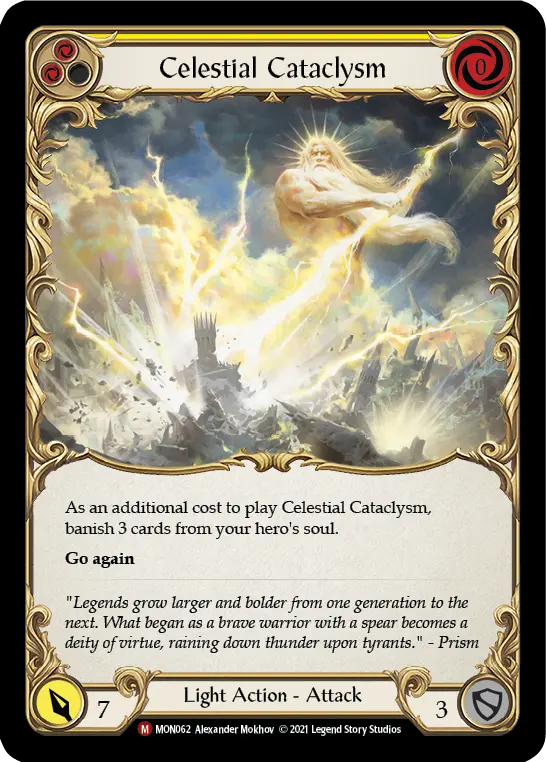 Card: Celestial Cataclysm (yel)
