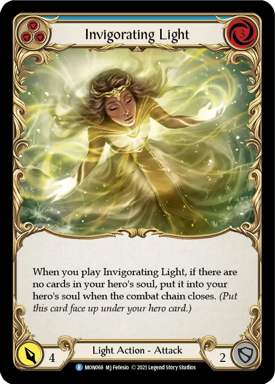 Card: Invigorating Light (blu)