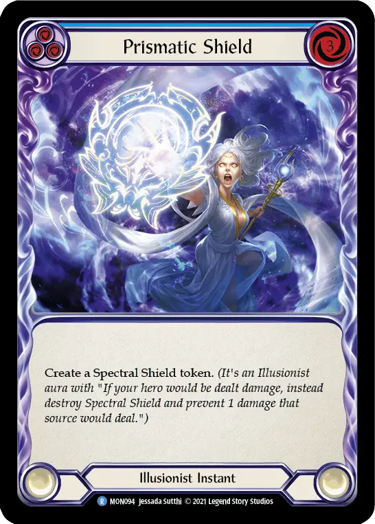 Card: Prismatic Shield (blu)