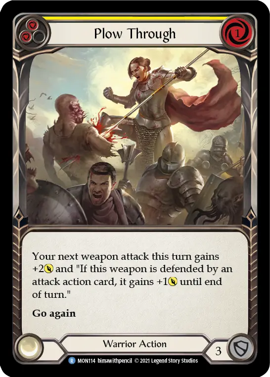 Card: Plow Through (yel)