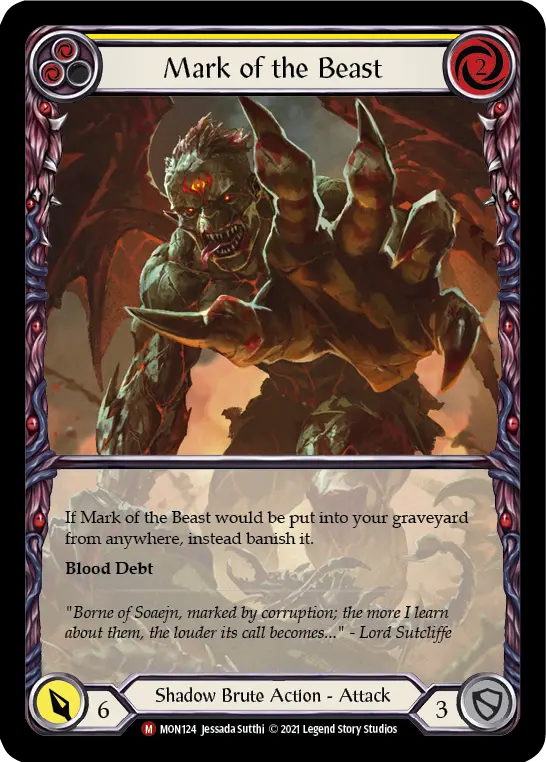 Card: Mark of the Beast (yel)