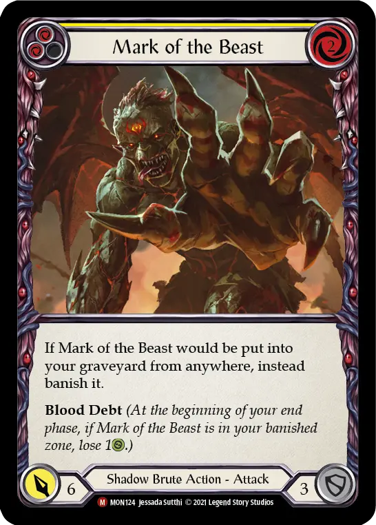 Card: Mark of the Beast (yel)