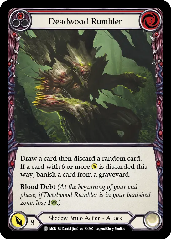 Card: Deadwood Rumbler (red)