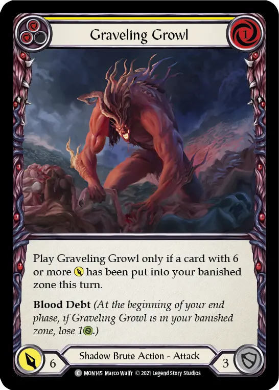 Card: Graveling Growl (yel)