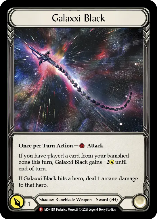 Card: Galaxxi Black