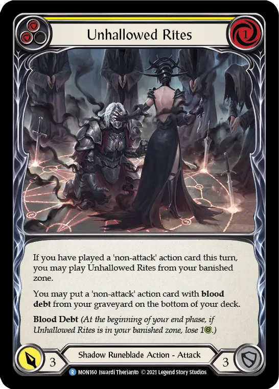 Card: Unhallowed Rites (yel)