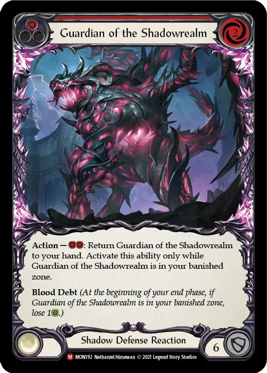 Card: Guardian of the Shadowrealm (red)