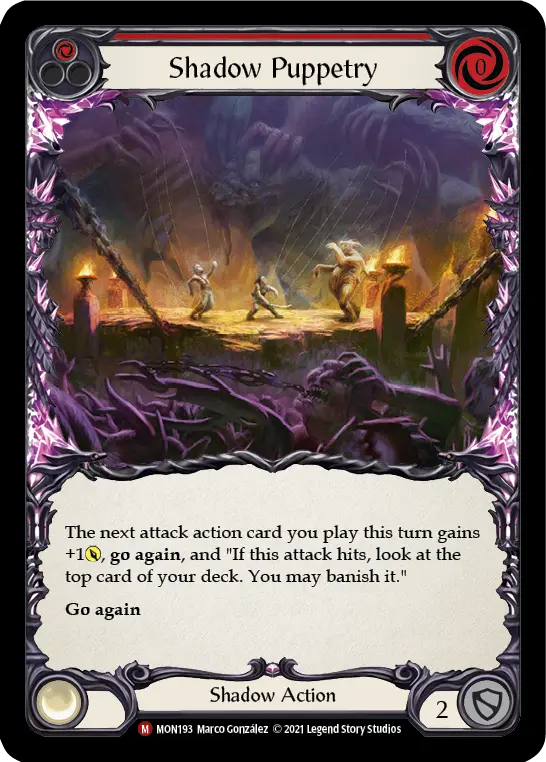 Card: Shadow Puppetry (red)