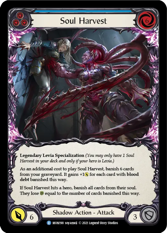 Card: Soul Harvest (blu)
