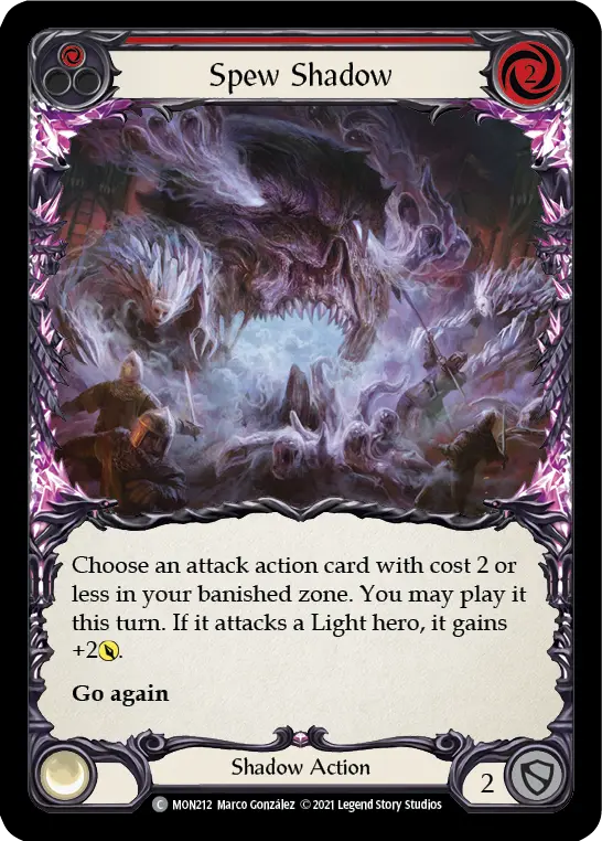 Card: Spew Shadow (red)