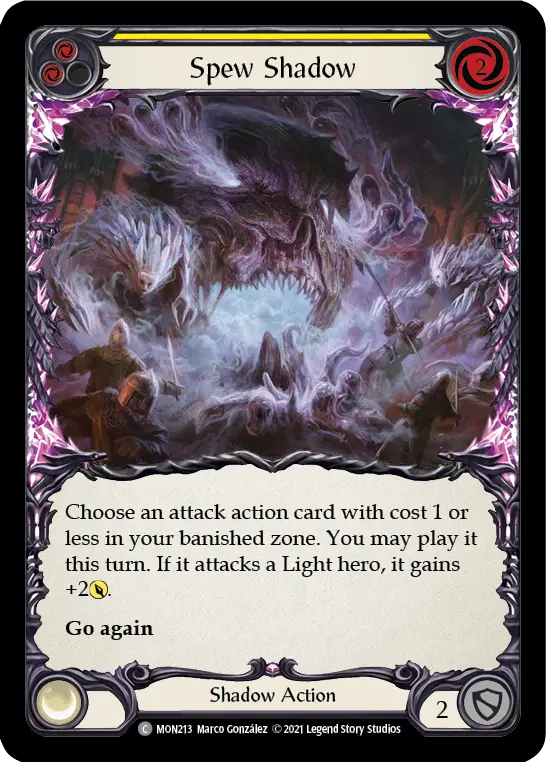Card: Spew Shadow (yel)
