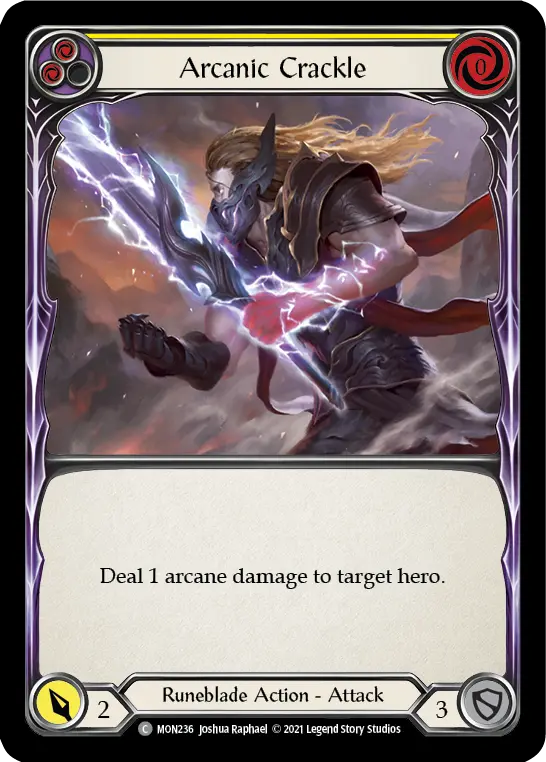 Card: Arcanic Crackle (yel)