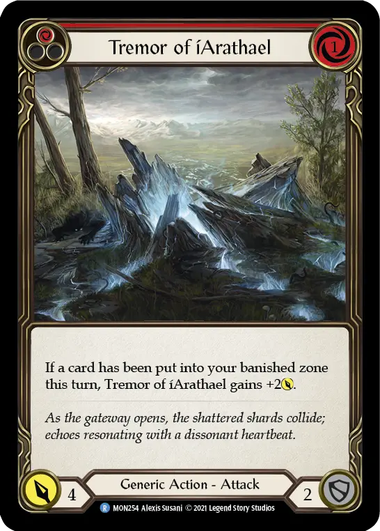 Card: Tremor of íArathael (red)