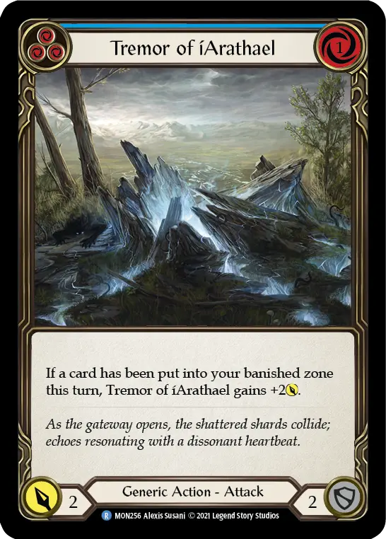 Card: Tremor of íArathael (blu)