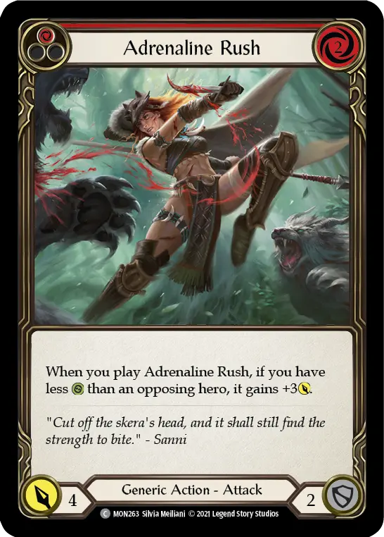 Card: Adrenaline Rush (red)