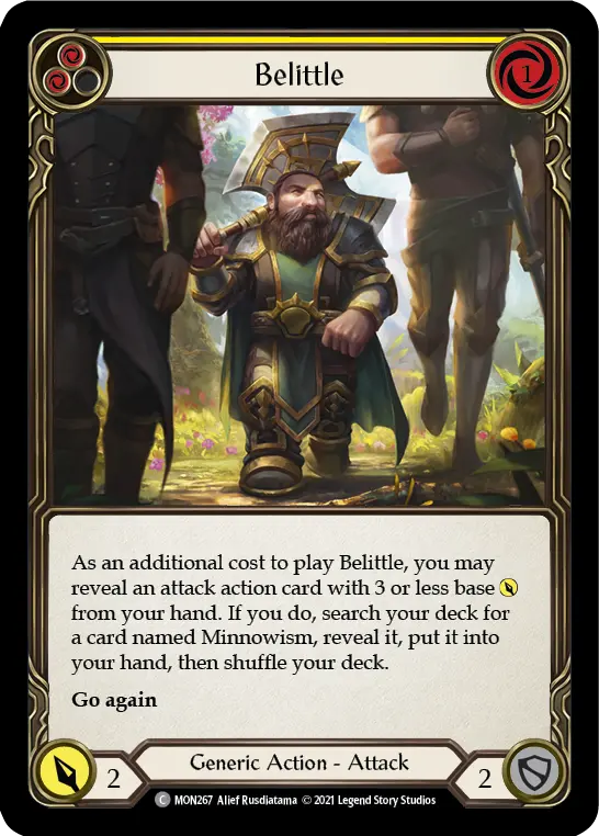 Card: Belittle (yel)