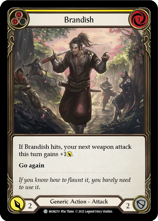 Card: Brandish (yel)