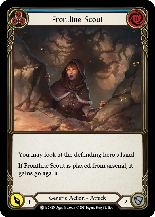 Card: Frontline Scout (blu)
