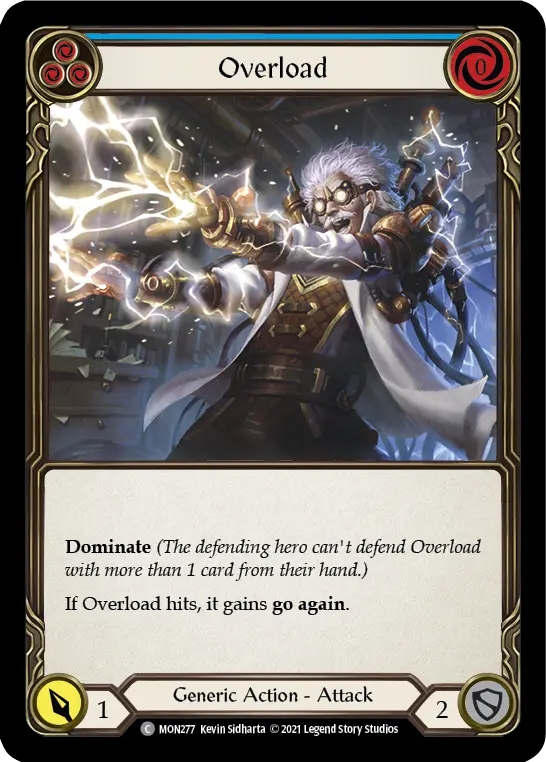 Card: Overload (blu)