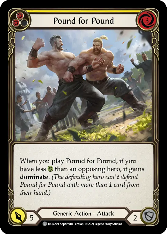 Card: Pound for Pound (yel)