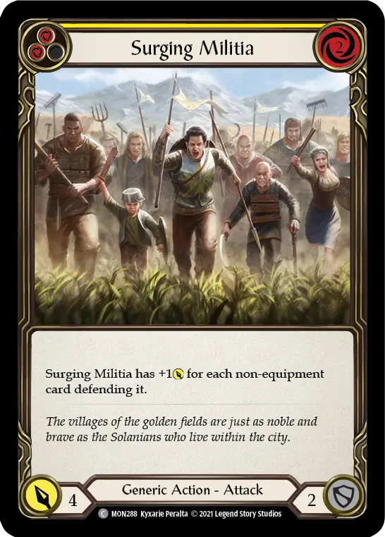 Card: Surging Militia (yel)
