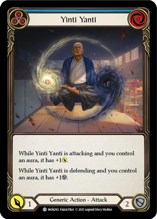 Card: Yinti Yanti (blu)