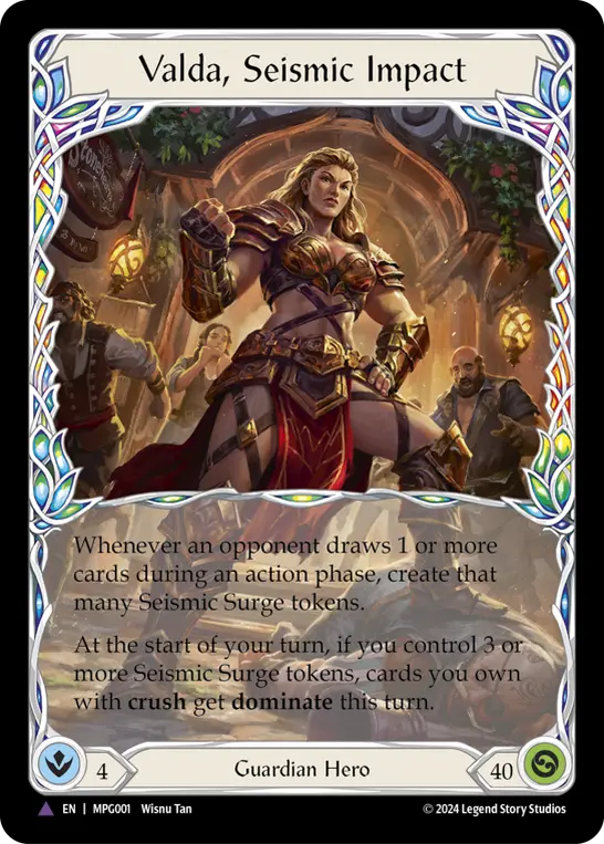 Card: Valda, Seismic Impact