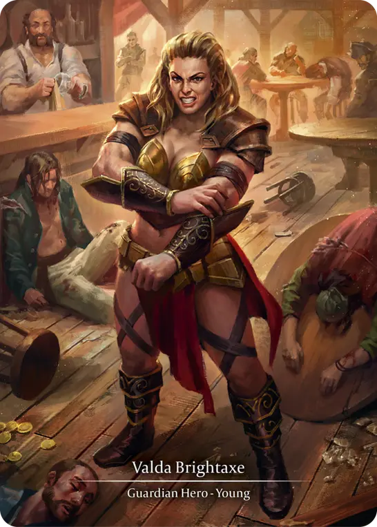 Card: Valda Brightaxe